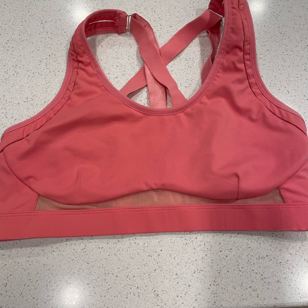 Fabletics high impact sports bra XL pink